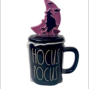 🆕🧙‍♀️ New Rae Dunn HOCUS POCUS Mug with Topper